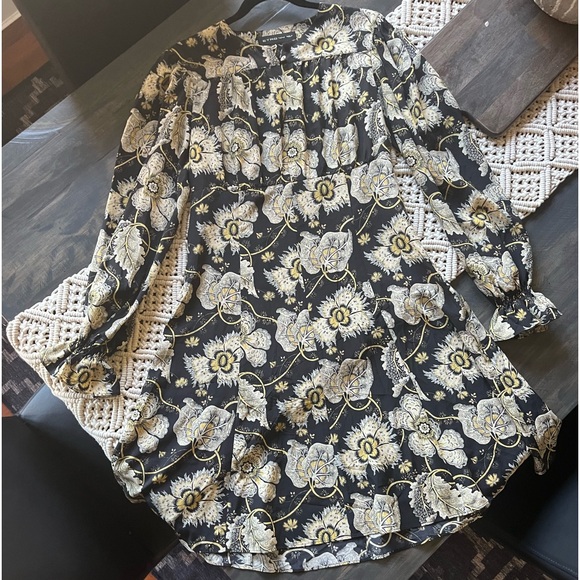 ETRO Floral Silk Mini Dress size 44 fits an 8 or 10 Like New - Picture 8 of 15